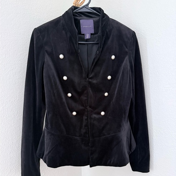 Amaryllis Jackets & Blazers - Amaryllis Black Velvet Jacket
